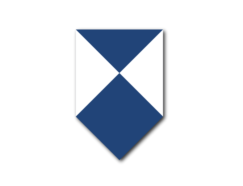 Blauw-witte schildjes