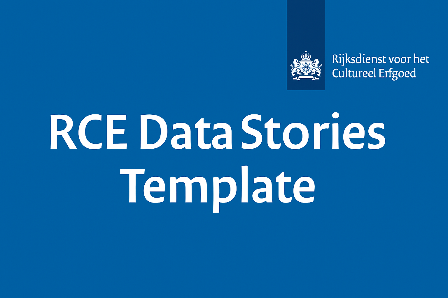 Template voor nieuwe data story